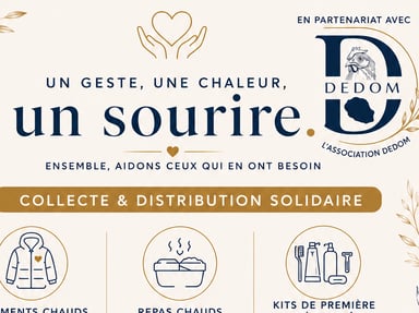 Un geste, Une chaleur, Un sourire : Un main i lav lot, Zot générosité i compte