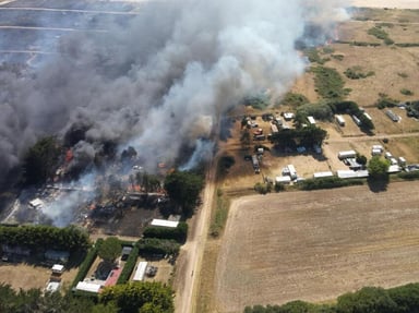 Solidarité pour mes parents après le terrible incendie de Portbail