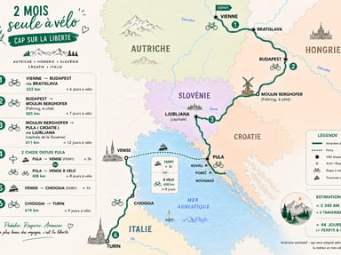 Cap sur la liberté ! 2 mois seule à vélo. 🚴‍♀️