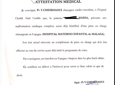 Aidons Nadia à accéder aux soins dont elle a besoin