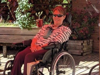 Venez en aide à Christine, atteinte de la SLA (maladie de Charcot)