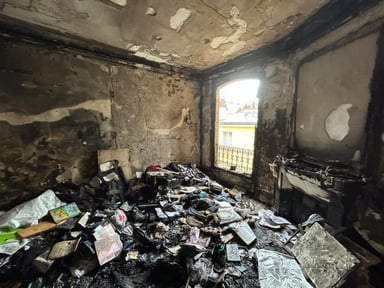 Soutien pour Kiara et sa famille après l’incendie de son appartement à Balard.