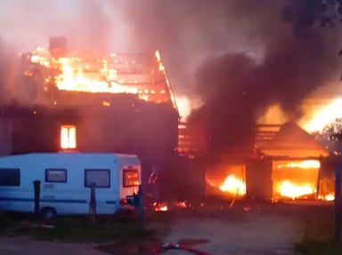 Une famille qui a tout perdu dans un incendie