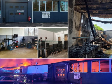 Incendie RSV Pneus