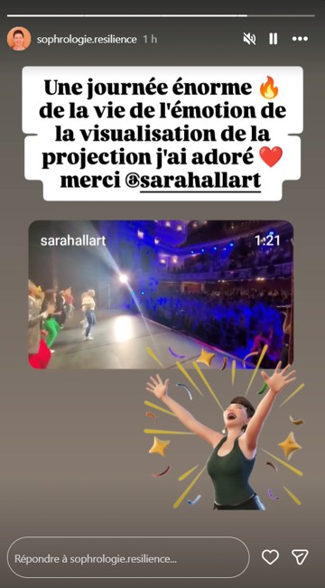 Story Instagram publiée après Potentiel Illimité