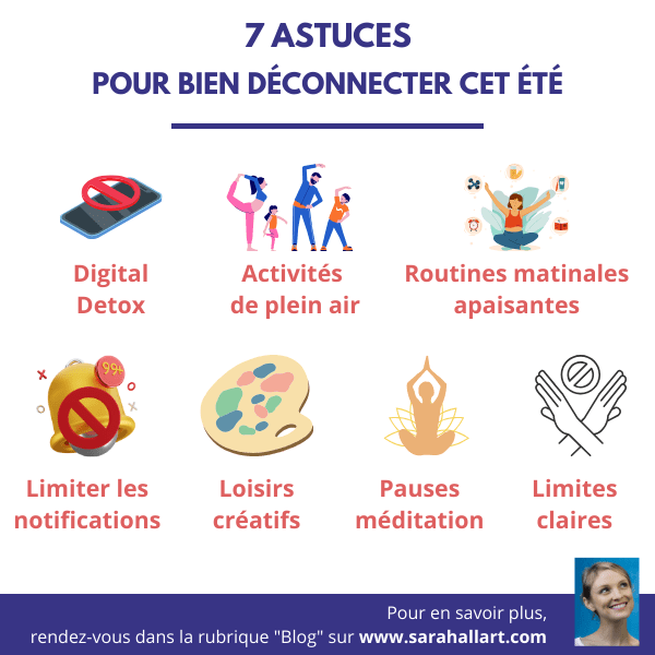 7 astuces pour bien déconnecter cet été