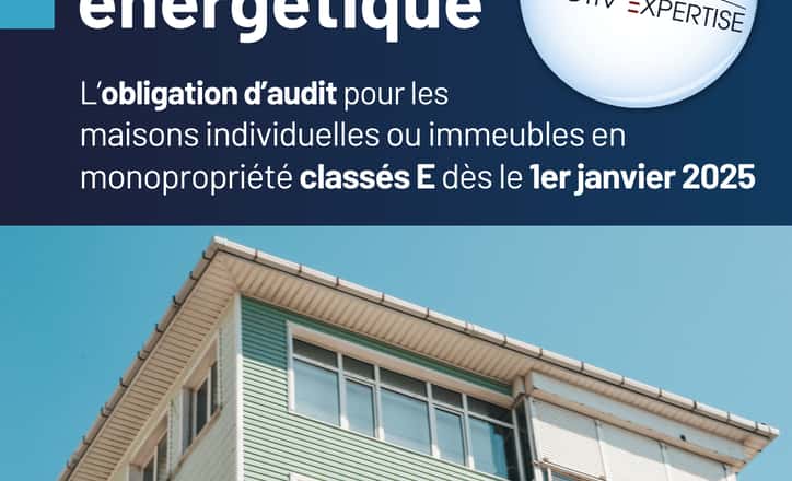 Obligation d’Audit énergétique pour les logements classés E au 1er janvier 2025