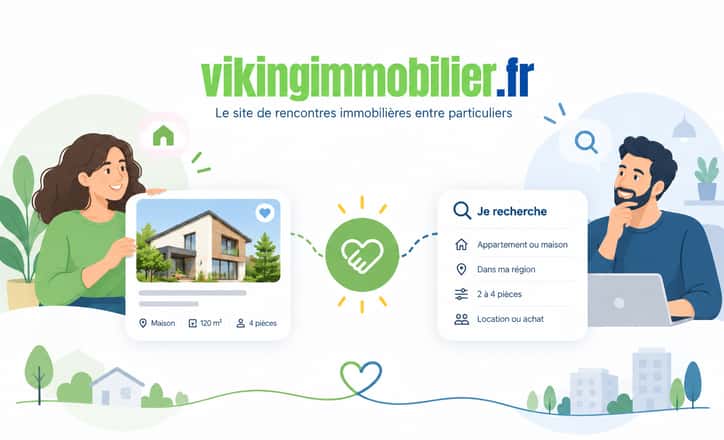 Viking Immobilier : le site de rencontres immobilières entre particuliers