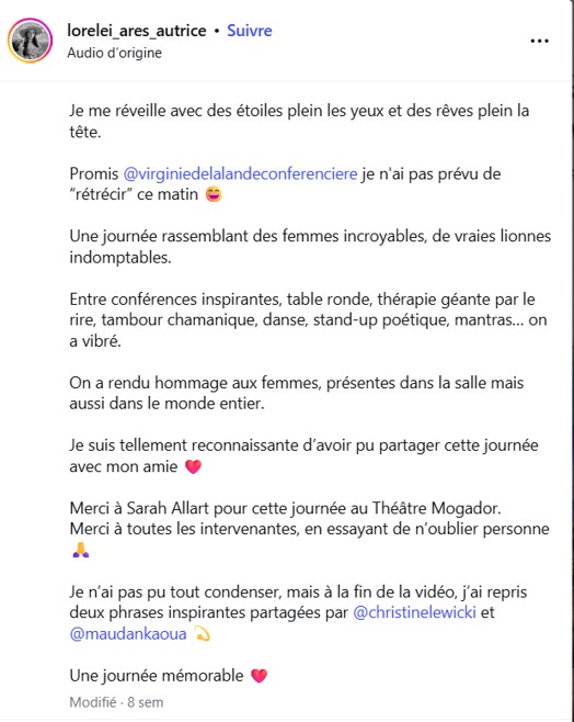 Témoignage d'une participante de Potentiel Illimité