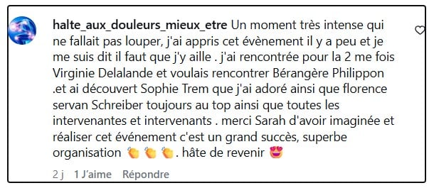 Témoignage d'une participante de Potentiel Illimité