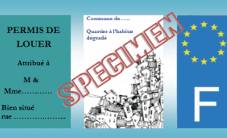 Permis de louer sur zone délimitée
