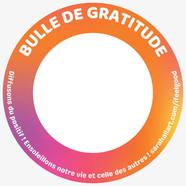 Bulle de gratitude à compléter