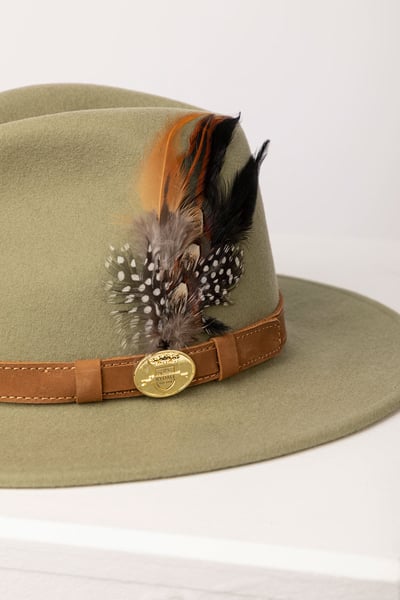 Damen Wollfilzhut - Danby - Moos