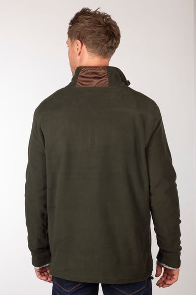 Herren-Overhead-Fleece - Kelk - Khaki