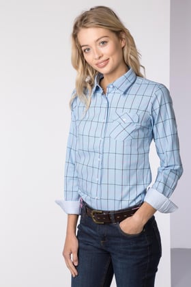 Womens Country Shirts UK  Ladies Brushed Cotton Shirts - Rydale