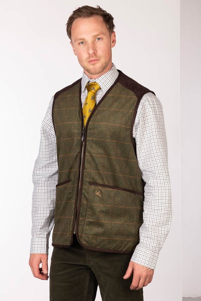 Men's Shooting Vest - Danby - Heathland