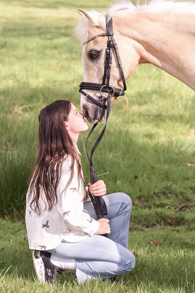Girls Printed Shirt - Wistow - Flying Ducks White