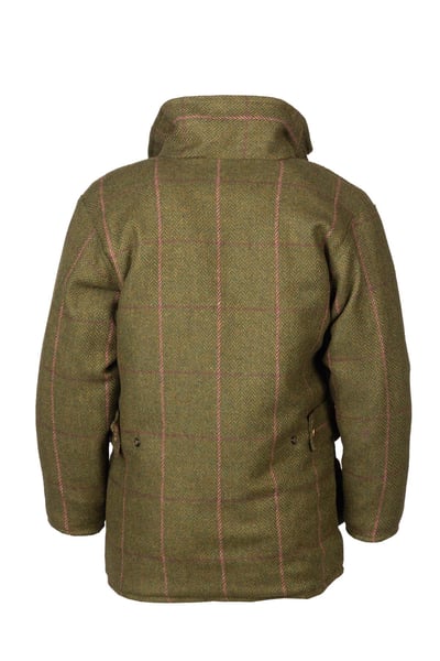 Mädchen-Tweed-Jacke – Wrelton - Dunkelgrüner Tweed