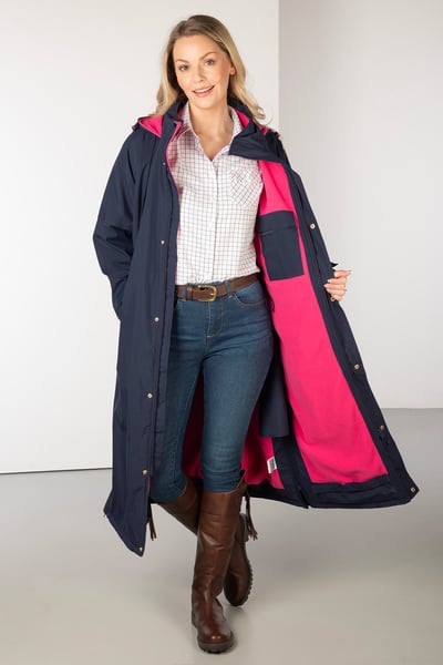 Ladies Utility Changing Robe - Equestrian Navy