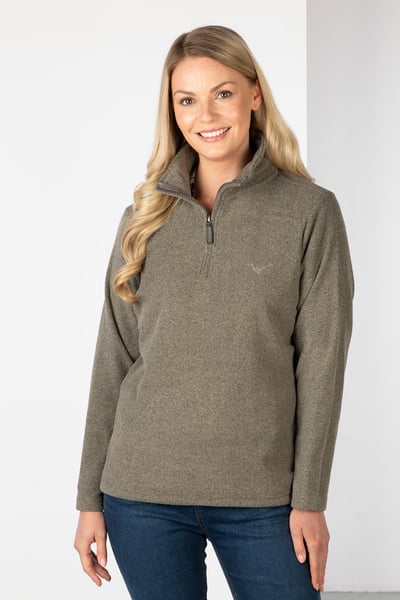 Ladies Kelk Overhead Pheasant Fleece - Beige