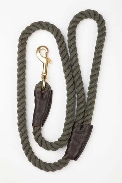 Rope Dog Lead – Yapham - Olive
