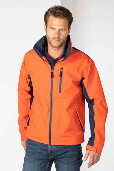Men's Waterproof Walking Jacket - Warter - Orange/Red
