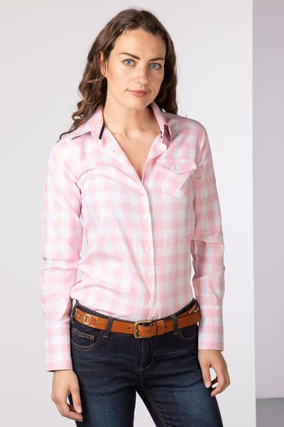 Damen Hannah Country Shirt - Holly II - Sorbet
