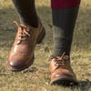 Zapatos brogue de cuero de campo para hombre