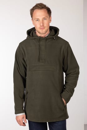 Men's Hooded Fleece Smock - Danby