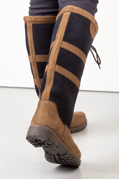 Ladies Leather Boots - Tullymore III - Navy
