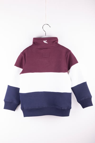 Boys Toddler Sweatshirt - Byland II - Pheasant Navy/White/Wine