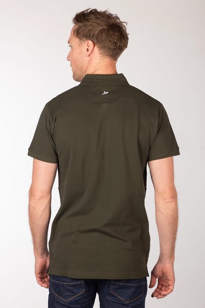 Men's Polo Shirt - Byland - Pheasant Navy/White/Olive