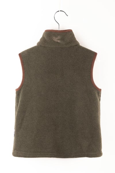 Kid's Mini Fleece Waistcoat - Huggate - Khaki Champion Bull