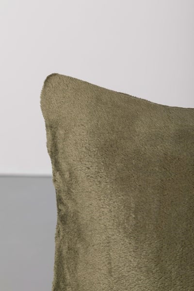 Cowlam Fleece Cushion Cover - Khaki