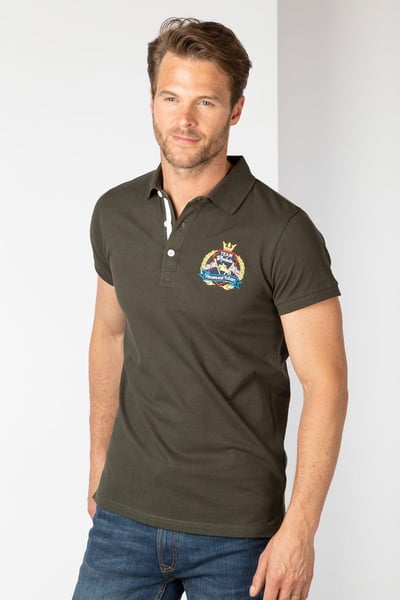 Fordon IV Poloshirt für Herren - Olive