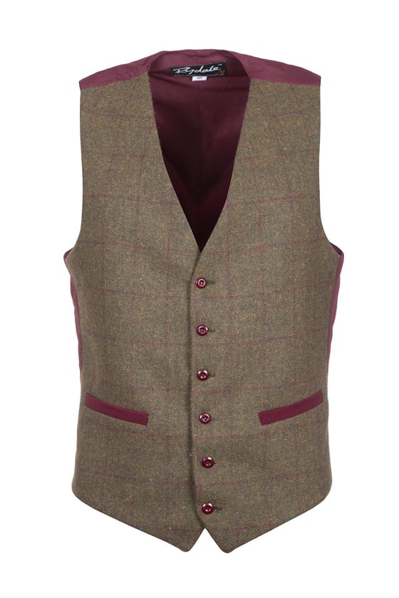 gilet tweed homme france | gilet devant en tweed | rydale