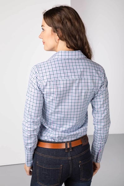 Damen Hannah Country Shirt - Ellie II - Blau