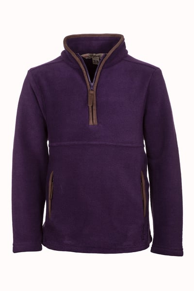 Kids Overhead Fleece - Huggate - Amethyst