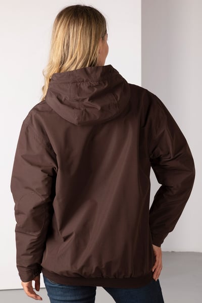 Ladies Emblem Fleece Lined Smock - Ripon - Dark Brown