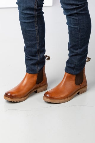 Ladies Leather Chelsea Boots