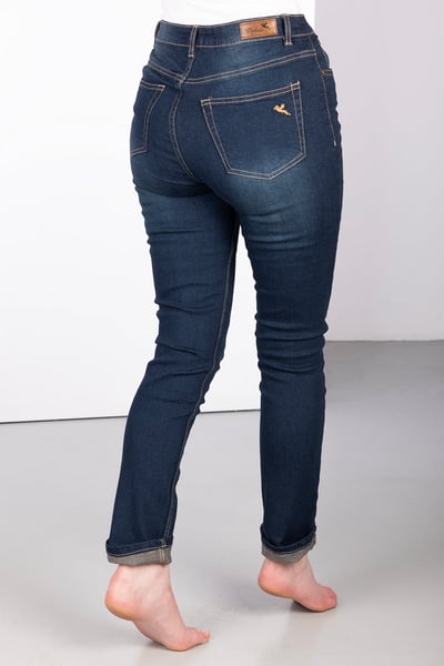 Ladies Straight Leg Jeans - Ella - Denim
