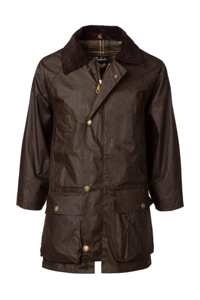 Kid's Wax Jacket - Etton - Olive