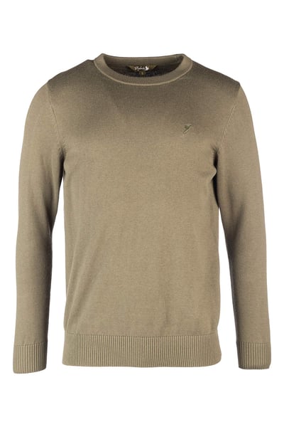 Men's Crew Neck Jumper - Wetherby - Olive