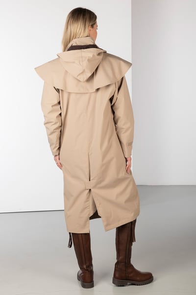 Ladies Full Length Coat - Bramham - Tan