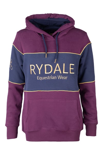 Ladies Snaffle Hoody - Byland - Dark Berry/Navy