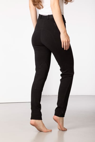 Ladies Sherwood Forest Yield Jodhpurs - Black