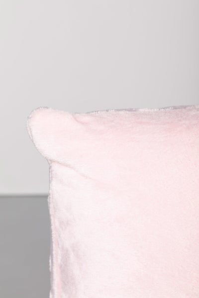 Cowlam Fleece Cushion Cover - Pink