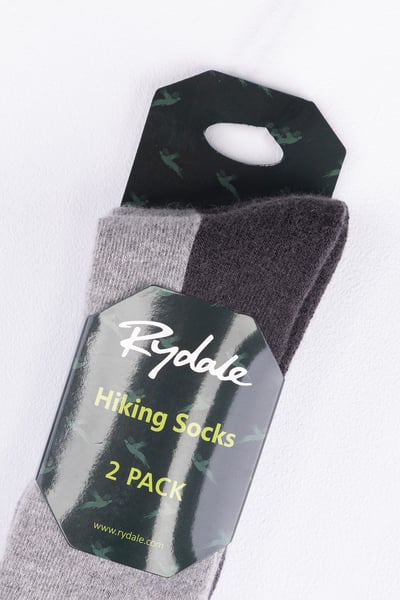 Men's Hiking Socks - Aike - 2 Pack - Marl Grey