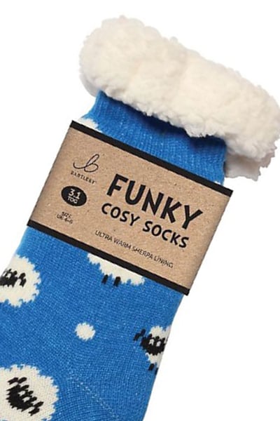 Funky Sherpa Socks - Cute Sheep