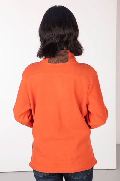 Ladies Kelk Overhead Pheasant Fleece - Burnt Orange